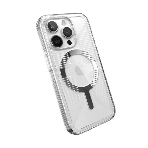 Kup Etui Speck Gemshell Grip MagSafe Apple iPhone 15 Pro (Čirý/Chromový povrch) - SPK553 - {ean13} - Sklep Home Screen