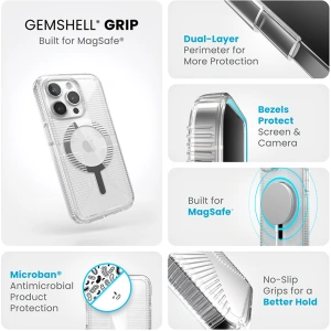 Kup Etui Speck Gemshell Grip MagSafe Apple iPhone 15 Pro (Čirý/Chromový povrch) - SPK553 - {ean13} - Sklep Home Screen