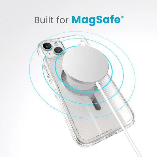 Buy Speck Gemshell Grip MagSafe Apple iPhone 15 Plus / 14 Plus (Clear/Chrome Finish) - SPK554 - {ean13} - Home Screen Store Europe
