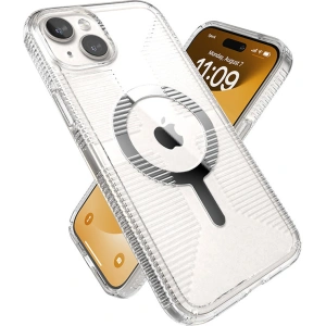 Kup Etui Speck Gemshell Grip MagSafe Apple iPhone 15 Plus / 14 Plus (Clear/Chrome Finish) - SPK554 - {ean13} - Sklep Home Screen