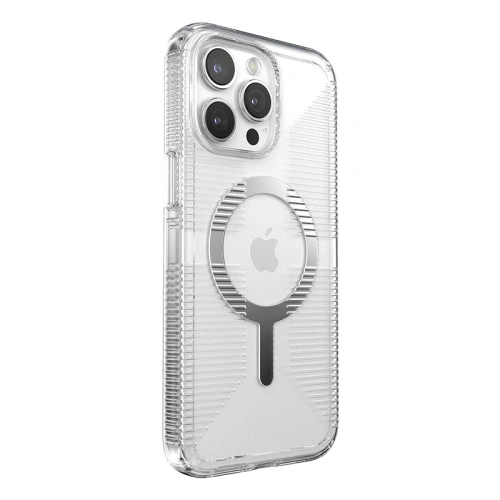 Kup Etui Speck Gemshell Grip MagSafe Apple iPhone 15 Pro Max (Clear/Chrome Finish) - SPK555 - {ean13} - Sklep Home Screen