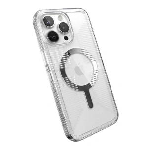 Buy Speck Gemshell Grip MagSafe Apple iPhone 15 Pro Max (Clear/Chrome Finish) - SPK555 - {ean13} - Home Screen Store Europe