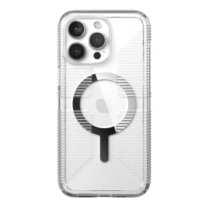 Buy Speck Gemshell Grip MagSafe Apple iPhone 15 Pro Max (Clear/Chrome Finish) - SPK555 - {ean13} - Home Screen Store Europe