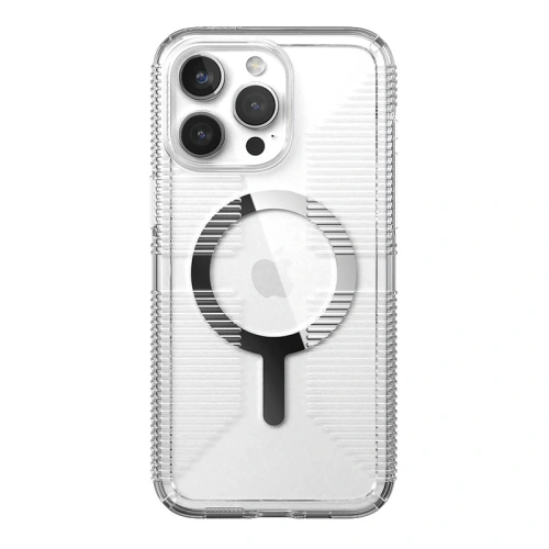 Kup Etui Speck Gemshell Grip MagSafe Apple iPhone 15 Pro Max (Clear/Chrome Finish) - SPK555 - {ean13} - Sklep Home Screen