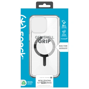 Buy Speck Gemshell Grip MagSafe Apple iPhone 15 Pro Max (Clear/Chrome Finish) - SPK555 - {ean13} - Home Screen Store Europe