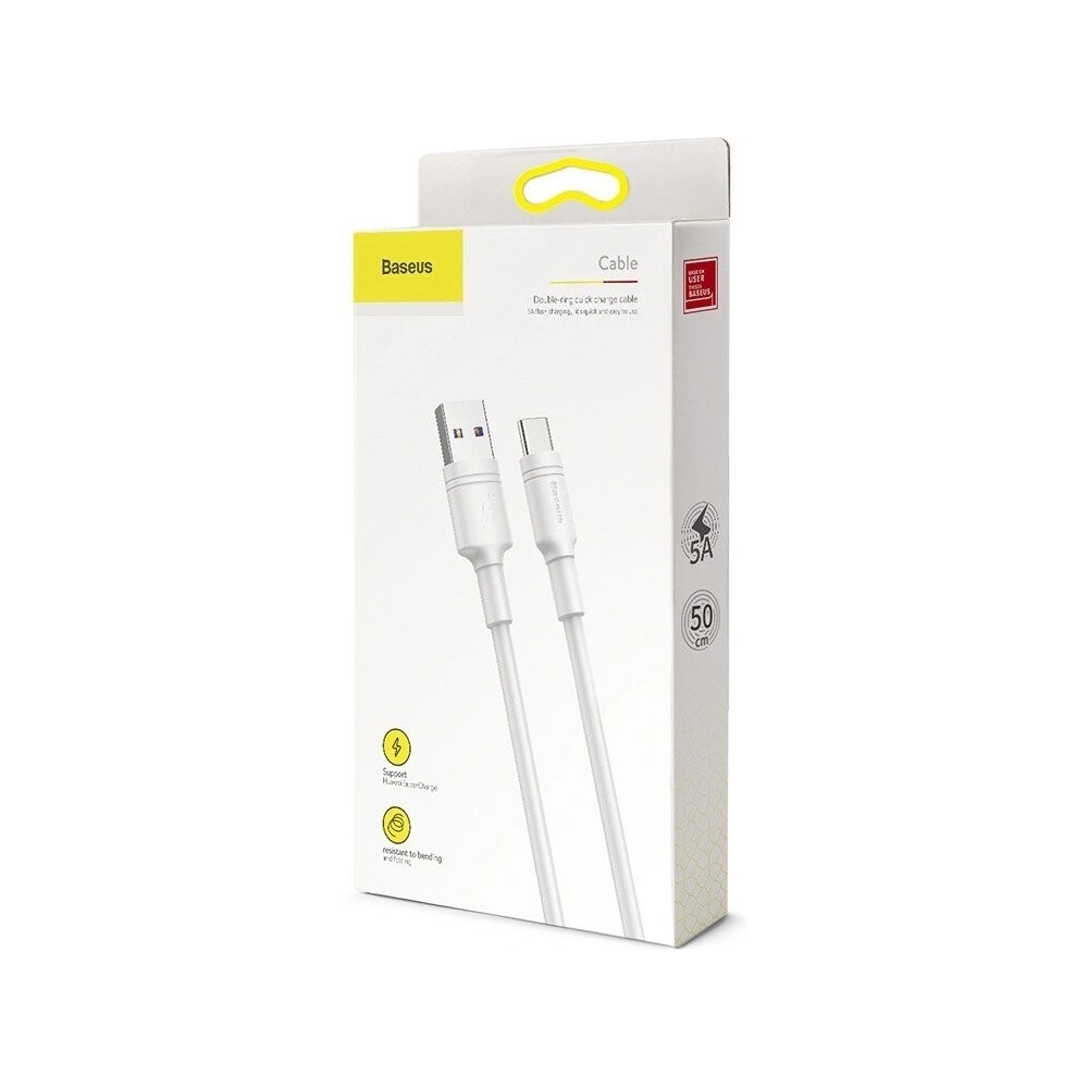 Kabel USB-C Baseus Double Ring do Huawei SuperCharge 5A 0,5m