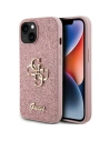 Etui Guess GUHCP15MHG4SGP Apple iPhone 15 Plus / 14 Plus hardcase Glitter Script Big 4G różowy/pink