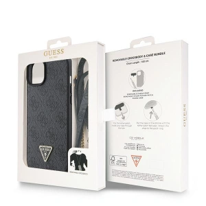 Kup Etui Guess GUHCP15MP4TDSCPK Apple iPhone 15 Plus / 14 Plus hardcase Crossbody 4G Metal Logo czarny/black - GUE2907 - {ean13} - Sklep Home Screen