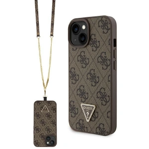 Kup Etui Guess GUHCP15MP4TDSCPW Apple iPhone 15 Plus / 14 Plus hardcase Crossbody 4G Metal Logo brązowy/brown - GUE2909 - {ean13} - Sklep Home Screen