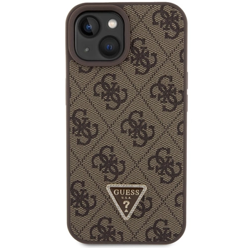 Kup Etui Guess GUHCP15MP4TDSCPW Apple iPhone 15 Plus / 14 Plus hardcase Crossbody 4G Metal Logo brązowy/brown - GUE2909 - {ean13} - Sklep Home Screen