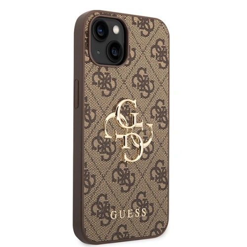 Kup Etui Guess GUHCP15S4GMGBR Apple iPhone 15 hardcase 4G Big Metal Logo brązowy/brown - GUE2911 - {ean13} - Sklep Home Screen