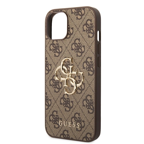 Kup Etui Guess GUHCP15S4GMGBR Apple iPhone 15 hardcase 4G Big Metal Logo brązowy/brown - GUE2911 - {ean13} - Sklep Home Screen