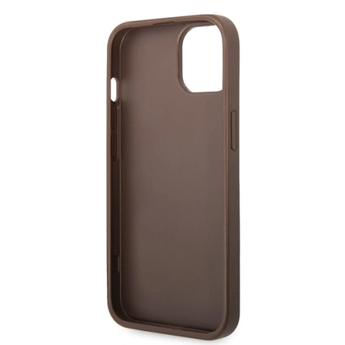 Kup Etui Guess GUHCP15S4GMGBR Apple iPhone 15 hardcase 4G Big Metal Logo brązowy/brown - GUE2911 - {ean13} - Sklep Home Screen
