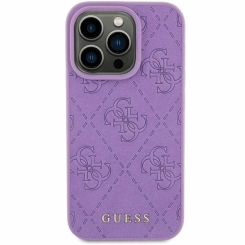 Kup Guess Apple Carcasă GUHCP15SP4EPMU iPhone 15 hardcase piele 4G ștampilată violet/violet - GUE2914 - {ean13} - Sklep Home Screen