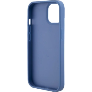 Etui Guess GUHCP15SP4TDPB Apple iPhone 15 hardcase Leather 4G Triangle Strass niebieski/blue