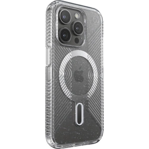Etui Speck Presidio Lux Grip ClickLock MagSafe Apple iPhone 15 Pro (Clear/Chrome Finish/Serene Silver)