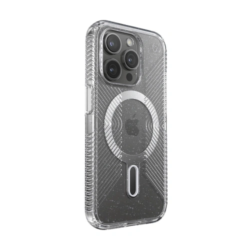 Kup Speck Apple Carcasă Presidio Lux Grip ClickLock MagSafe iPhone 15 Pro (Transparent/Finisaj cromat/Serene Silver) - SPK556 - {ean13} - Sklep Home Screen