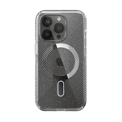 Kup Speck Apple Carcasă Presidio Lux Grip ClickLock MagSafe iPhone 15 Pro (Transparent/Finisaj cromat/Serene Silver) - SPK556 - {ean13} - Sklep Home Screen
