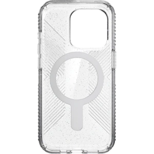 Etui Speck Presidio Lux Grip ClickLock MagSafe Apple iPhone 15 Pro (Clear/Chrome Finish/Serene Silver)