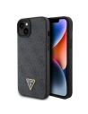 Guess Apple Geantă GUHCP15SP4TDPK iPhone 15 hardcase piele 4G Diamond Triangle negru/negru