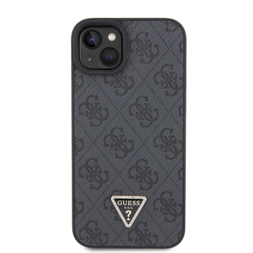Kup Guess Apple Geantă GUHCP15SP4TDPK iPhone 15 hardcase piele 4G Diamond Triangle negru/negru - GUE2916 - {ean13} - Sklep Home Screen