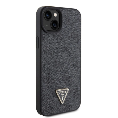 Kup Guess Apple Geantă GUHCP15SP4TDPK iPhone 15 hardcase piele 4G Diamond Triangle negru/negru - GUE2916 - {ean13} - Sklep Home Screen