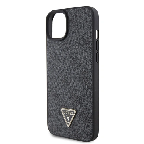 Kup Guess Apple Geantă GUHCP15SP4TDPK iPhone 15 hardcase piele 4G Diamond Triangle negru/negru - GUE2916 - {ean13} - Sklep Home Screen