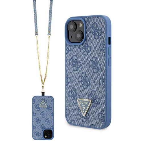 Kup Guess Apple Geantă GUHCP15SP4TDSCPB iPhone 15 hardcase Crossbody 4G Metal Logo albastru/albastru - GUE2917 - {ean13} - Sklep Home Screen