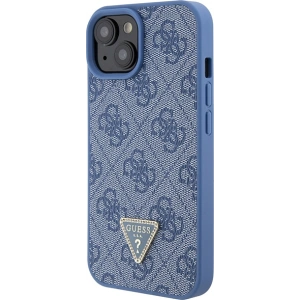 Etui Guess GUHCP15SP4TDSCPB Apple iPhone 15 hardcase Crossbody 4G Metal Logo niebieski/blue