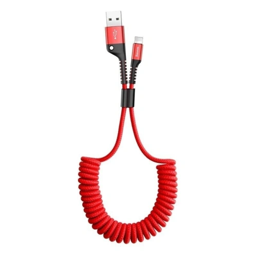 Kup Cablul de primăvară USB-C Baseus Spring 1m 2A (roșu) - BSU395RED - {ean13} - Sklep Home Screen