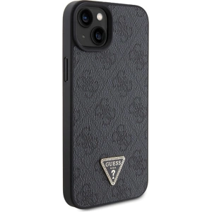 Etui Guess GUHCP15SP4TDSCPK Apple iPhone 15 hardcase Crossbody 4G Metal Logo czarny/black