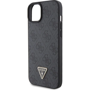 Etui Guess GUHCP15SP4TDSCPK Apple iPhone 15 hardcase Crossbody 4G Metal Logo czarny/black