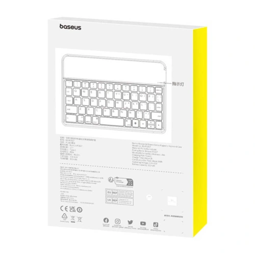 Kup Etui magnetyczne z klawiaturą Baseus Brilliance Apple iPad mini (6. generacji) / iPad mini 8.3" 2024 (7. generacji) (czarne) - BSU4594 - {ean13} - Sklep Home Screen