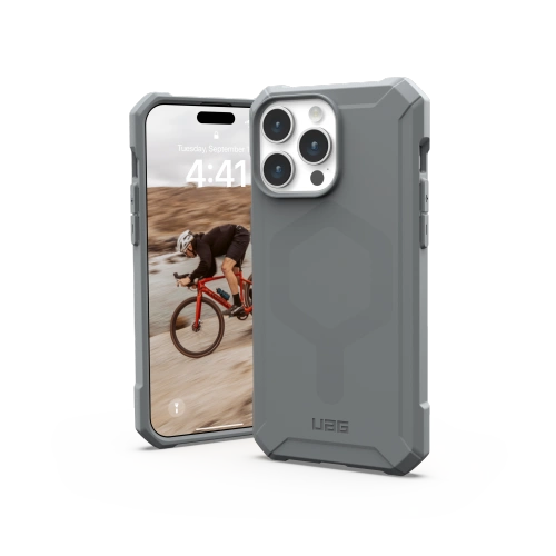 Buy UAG Urban Armor Gear Essential Armor MagSafe Apple iPhone 15 Pro Max (silver) - UAG1259 - {ean13} - Home Screen Store Europe