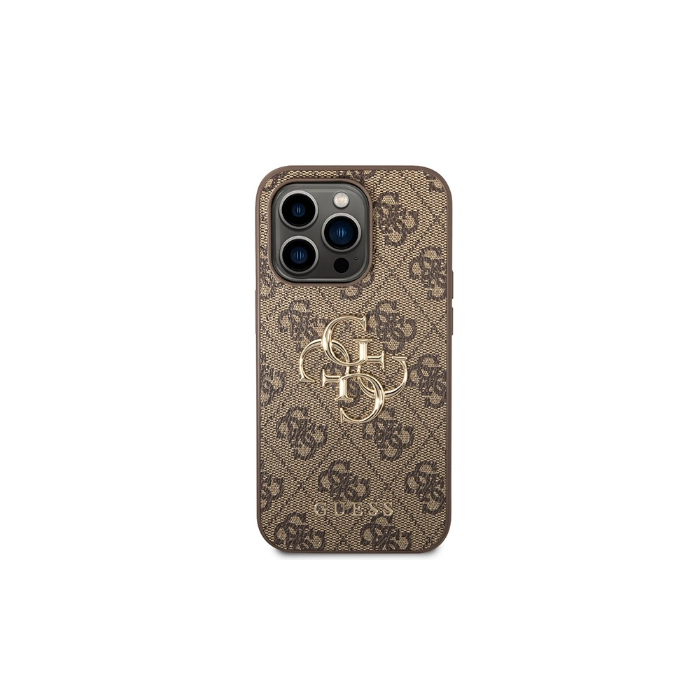 Etui Guess GUHCP15X4GMGBR Apple iPhone 15 Pro Max hardcase 4G Big Metal Logo brązowy/brown