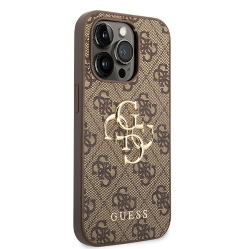 Buy Guess GUHCP15X4GMGBR Apple iPhone 15 Pro Max hardcase 4G Big Metal Logo brown - GUE2925 - {ean13} - Home Screen Store Europe