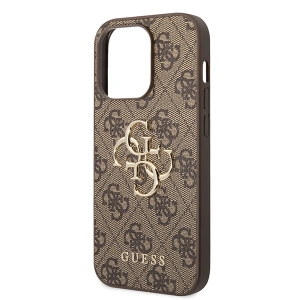 Buy Guess GUHCP15X4GMGBR Apple iPhone 15 Pro Max hardcase 4G Big Metal Logo brown - GUE2925 - {ean13} - Home Screen Store Europe