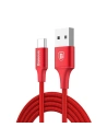USB-C kábel LED világítással Baseus Rapid 2m 2A (piros)