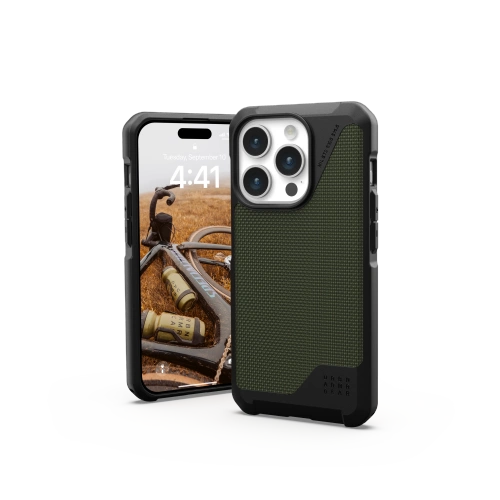 Kup Case UAG Urban Armor Gear Metropolis LT MagSafe Apple iPhone 15 Pro (kevlar oliv) - UAG1264 - {ean13} - Sklep Home Screen