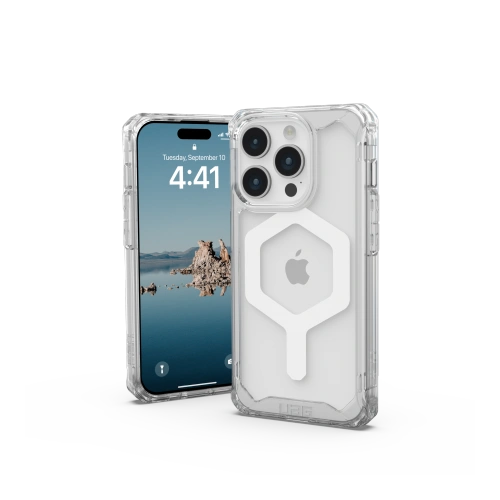 Kup Urban Armor Gear Apple Husă UAG Plyo MagSafe iPhone 15 Pro MagSafe (alb gheață) - UAG1268 - {ean13} - Sklep Home Screen