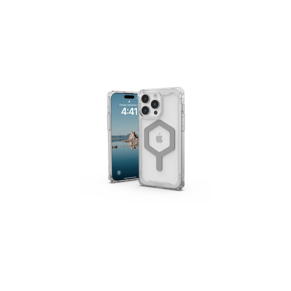 Etui UAG Urban Armor Gear Plyo Apple iPhone 15 Pro Max MagSafe (ice-silver)