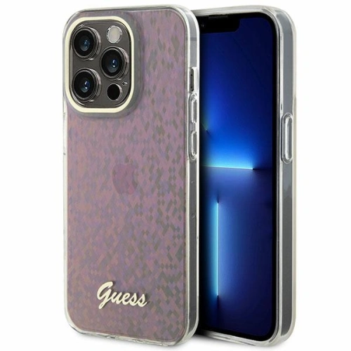 Kup Etui Guess GUHCP15XHDECMP Apple iPhone 15 Pro Max hardcase IML Faceted Mirror Disco Iridescent růžový/pink - GUE2926 - {ean13} - Sklep Home Screen
