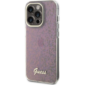 Kup Etui Guess GUHCP15XHDECMP Apple iPhone 15 Pro Max hardcase IML Faceted Mirror Disco Iridescent różowy/pink - GUE2926 - {ean13} - Sklep Home Screen
