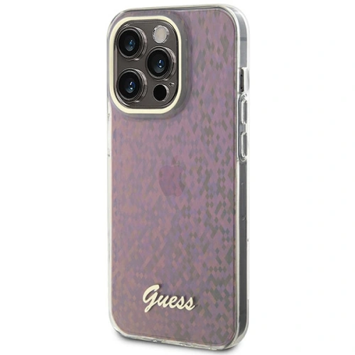 Kup Etui Guess GUHCP15XHDECMP Apple iPhone 15 Pro Max hardcase IML Faceted Mirror Disco Iridescent růžový/pink - GUE2926 - {ean13} - Sklep Home Screen