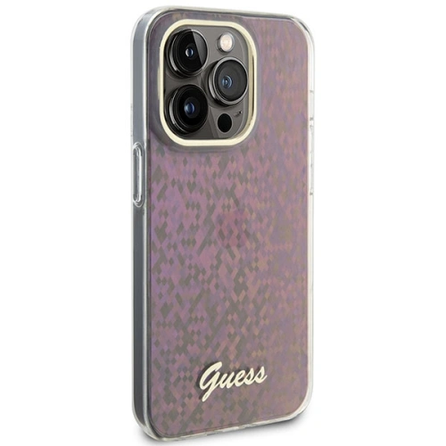 Kup Etui Guess GUHCP15XHDECMP Apple iPhone 15 Pro Max hardcase IML Faceted Mirror Disco Iridescent růžový/pink - GUE2926 - {ean13} - Sklep Home Screen