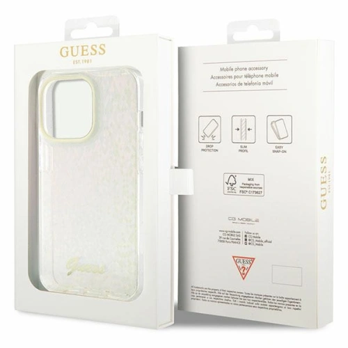 Kup Etui Guess GUHCP15XHDECMP Apple iPhone 15 Pro Max hardcase IML Faceted Mirror Disco Iridescent růžový/pink - GUE2926 - {ean13} - Sklep Home Screen