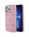Etui Guess GUHCP15XP4EPMP Apple iPhone 15 Pro Max hardcase Leather 4G Stamped růžový/pink