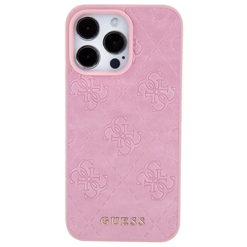 Kup Guess Apple Husă GUHCP15XP4EPMP iPhone 15 Pro Max hardcase piele 4G ștampilată roz/roz - GUE2927 - {ean13} - Sklep Home Screen
