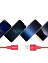 Buy LED Baseus Rapid USB-A to USB-C 2m 2A Red - BSU397RED - {ean13} - Home Screen Store Europe
