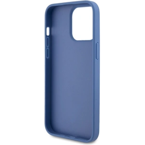 Buy Guess GUHCP15XP4TDPB Apple iPhone 15 Pro Max hardcase Leather 4G Triangle Strass blue - GUE2928 - {ean13} - Home Screen Store Europe